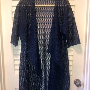 LulaRoe Lindsay | Mid-Length Lace Kimono